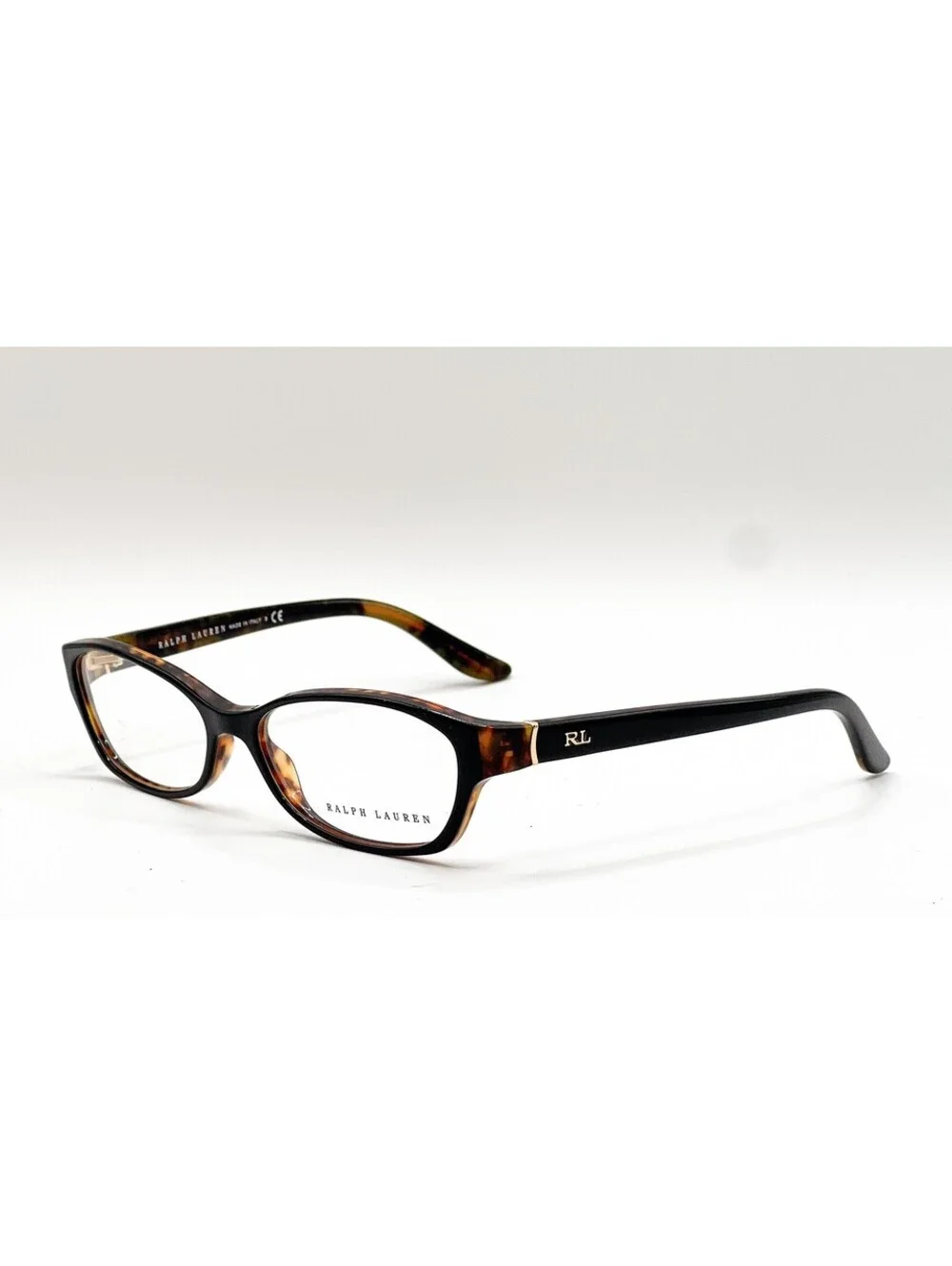 Ralph Lauren RL 6068 5260 Black Havana Full Rim Authentic Eyeglass Frames 53-15